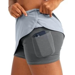 Women's Free Fly Bamboo-Lined Breeze Skort -Fashion Clothing Shop womens free fly bamboo lined breeze skort WBZS 310SLATE side 46395.1648146992