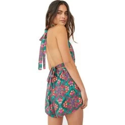 Women's Free People Coral Tides Romper -Fashion Clothing Shop womens free people coral tide rompers OB1456820 back 49340.1655846711