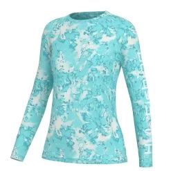Women's Huk Long Sleeve Pursuit Fin Flats Shirt
