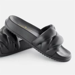 Women's Lemon Jelly Cocoon Slide Sandal 9 Women's Lemon Jelly Cocoon Slide Sandal -Fashion Clothing Shop womens lemon jelly cocoon slide 01BLACK side 18425.1652975801