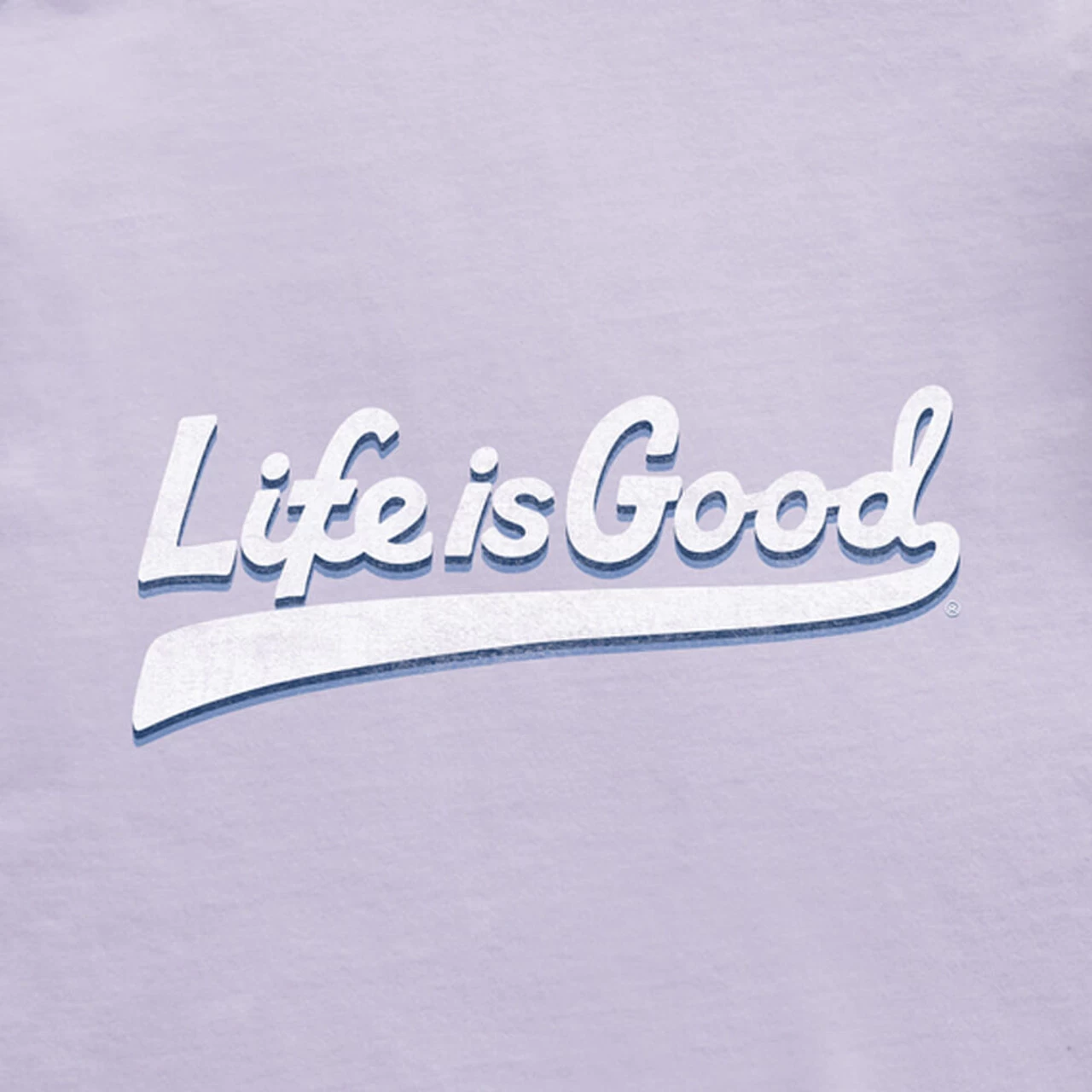 Women's Life Is Good Layered Ballyard Short Sleeve Crusher Vee - Lilac Purple 4 Women's Life Is Good Layered Ballyard Short Sleeve Crusher Vee - Lilac Purple - Image 2
