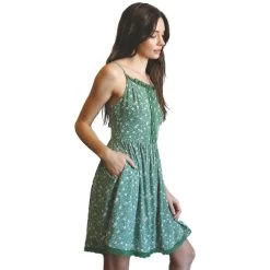 Women's Listicle Floral Ditsy Print Woven Mini Dress