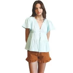 Women's Listicle Tiered Layer Lace Top