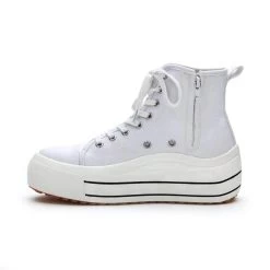 Women's Matisse Hayden Platform Sneaker 10 Women's Matisse Hayden Platform Sneaker -Fashion Clothing Shop womens matisse coconuts hayden platform sneaker HDN FABRIC white side1 98148.1643834391