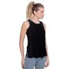 Women's Mono B Contrast Mesh Tank -Fashion Clothing Shop womens mono b contrast mesh slit tank top KT B0501 black main 27832.1679606995