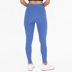 Fashion Clothing Shop -Fashion Clothing Shop womens mono b essential highwaist panel leggings APH3121 blue back 80119.1685122637