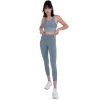 Women's Mono B Essential Highwaist Pocket Leggings -Fashion Clothing Shop womens mono b essential pocket highwaist leggings APH A049 blue main 61312.1679591974