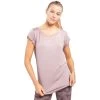 Women's Mono B Cap Sleeve Tee -Fashion Clothing Shop womens mono b essential round neck cap sleeve shirt KT10967 iris main 56940.1679605098