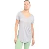 Women's Mono B Essential Wave Side Tee -Fashion Clothing Shop womens mono b essential wave side tee 8874 heather grey main 06177.1679583880