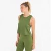 Women's Mono B Racerback Flowy Crop Tank -Fashion Clothing Shop womens mono b racerback flowy cropped tank AT A0444 green main 88251.1679601308