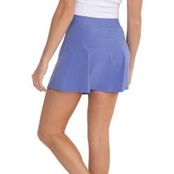 Women's Mono B Swoop Active Skort -Fashion Clothing Shop womens mono b swoop active tennis skort AP B0104 denim back 57942.1679589222
