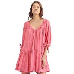 Women's Mustard Seed Crinkle Textured Dress