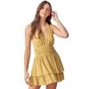 Women's Mustard Seed Halter Neck Romper Dress