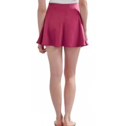 Women's Mustard Seed Satin Skort -Fashion Clothing Shop womens mustard seed satin skort S18811 raspberry back 61934.1631029829