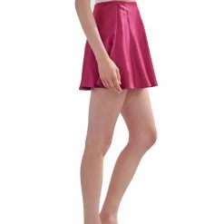 Women's Mustard Seed Satin Skort -Fashion Clothing Shop womens mustard seed satin skort S18811 raspberry side 63421.1631029828