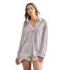 Women's Mustard Seed Striped Button Down Blouse -Fashion Clothing Shop womens mustard seed striped button down shirt S21049 lavender main 50126.1677185897
