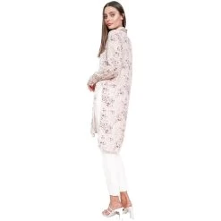 Women's Mystree Button Down Printed Shirt -Fashion Clothing Shop womens mystree button down printed shirt 19934 BLUSH side 60728.1649348308