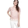 Women's Mystree Scallop Edge Lace Top -Fashion Clothing Shop womens mystree scallop edge lace top 20281 ROSE 70973.1649195436