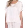 Women's PJ Harlow Roxxy Satin Tee