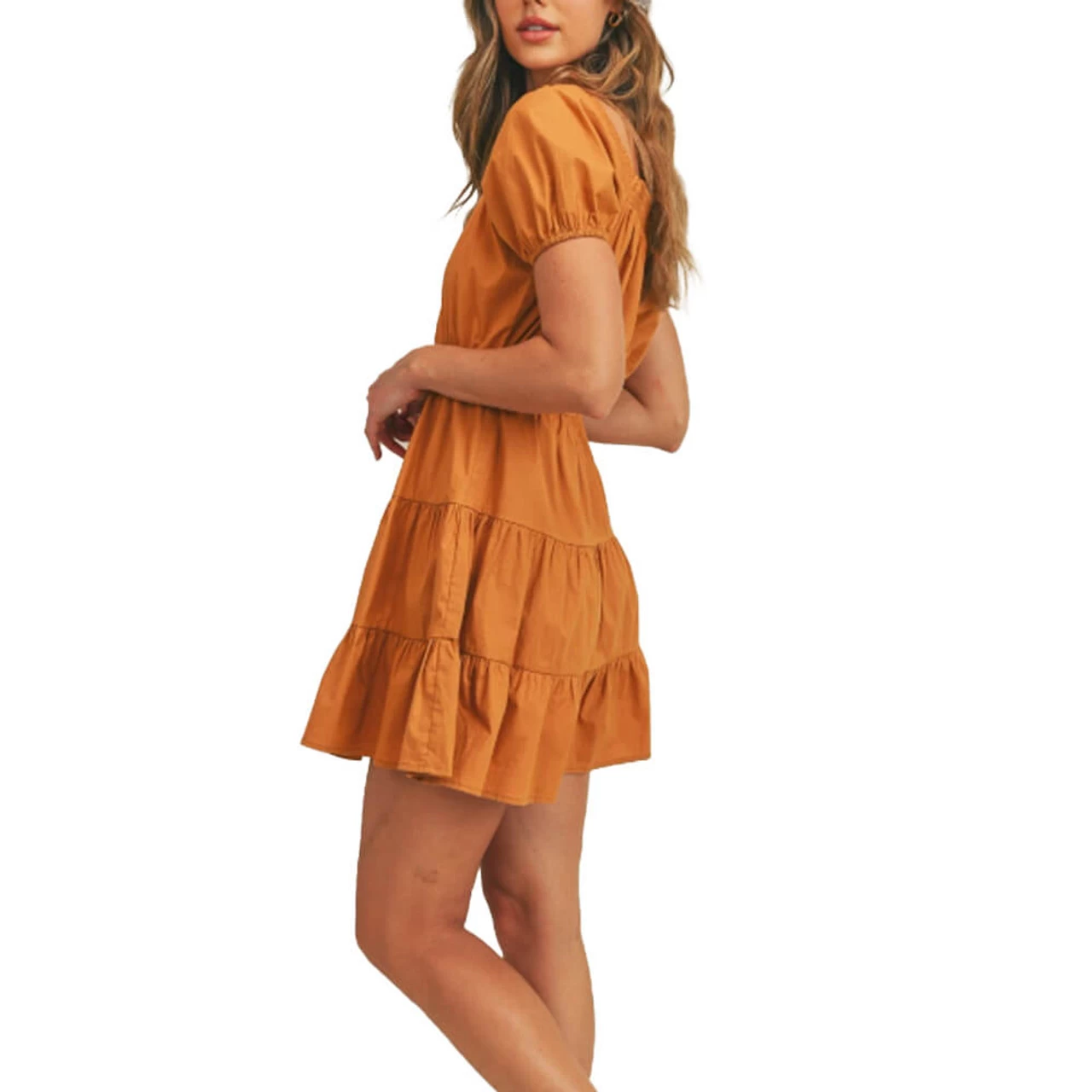 Women's Sadie & Sage Love Poplin Tiered Dress 4 Women's Sadie & Sage Love Poplin Tiered Dress - Image 2