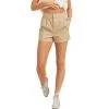 Women's Sadie & Sage Step Up Khaki Shorts -Fashion Clothing Shop womens sadie and sage step up shorts AD281103 khaki main 90112.1661976006