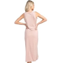 Women's Southern Shirt In The Midi Modal Dress -Fashion Clothing Shop womens southern shirt in the midi modal dress 2D012 1109VROS vintage rose back 55888.1646336277