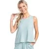 Women's Southern Shirt Sadie Slub Knit Tank -Fashion Clothing Shop womens southern shirt sadie slub knit tank 2G021 1107SEAS sea spray front 44513.1646345656