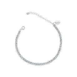 Stia Infinite Bling Tennis Bracelet - Silver