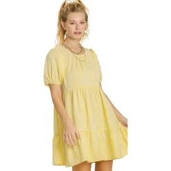 Women's Umgee Jacquard Tiered Dress