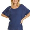 Women's Umgee Sheer Dolman Sleeve Blouse