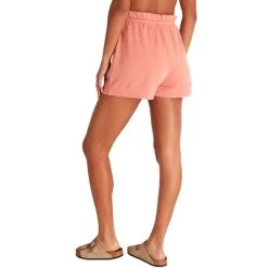 Women's Z Supply Aiden Paperbag Short -Fashion Clothing Shop womens z supply aiden short ZS222996 canyon rose back 98673.1655500620