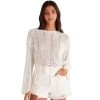 Women's Z Supply Donovan Crochet Blouse -Fashion Clothing Shop womens z supply donovan crochet top ZW232479 sandstone main 71614.1682352058