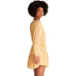 Women's Z Supply Easy To Love Palm Mini Dress -Fashion Clothing Shop womens z supply easy to love palm mini dress ZD222231 wheat side 90654.1655736525