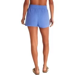 Women's Z Supply Naila Gauze Shorts -Fashion Clothing Shop womens z supply naila gauze shorts ZS222255 pacific blue back 38932.1655502426