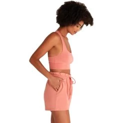Women's Z Supply Sia Spandex Jersey Tank -Fashion Clothing Shop womens z supply sia tank bra ZT221862 canyon rose side 47337.1655501635