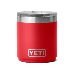 Yeti Coolers Yeti Rambler 10 Oz Stackable Lowball With Magslider Lid - Rescue Red