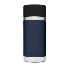 Yeti Coolers Yeti Rambler 12 Oz Bottle With HotShot Cap -Navy -Fashion Clothing Shop yeti rambler 12 oz bottle yrambtl12n navy back 50292.1619793959