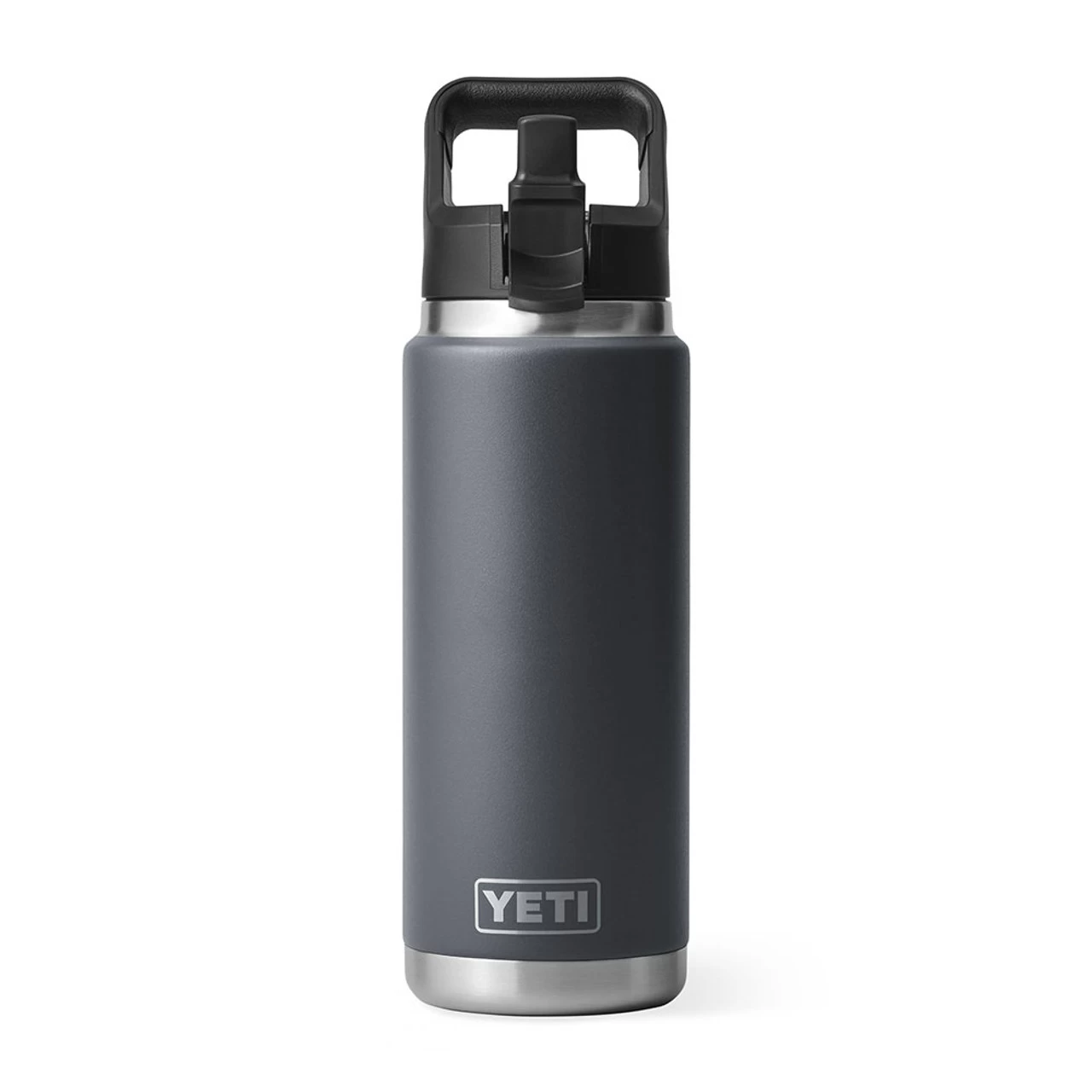Yeti Coolers Yeti Rambler 26 Oz Water Bottle With Straw Cap - Charcoal 4 Yeti Coolers Yeti Rambler 26 Oz Water Bottle With Straw Cap - Charcoal - Image 2