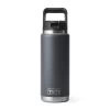 Yeti Coolers Yeti Rambler 26 Oz Water Bottle With Straw Cap - Charcoal -Fashion Clothing Shop yeti rambler 26 oz. straw bottle 21071501826 charcoal main 72082.1682008530