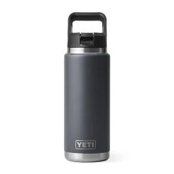 Yeti Coolers Yeti Rambler 26 Oz Water Bottle With Straw Cap - Charcoal