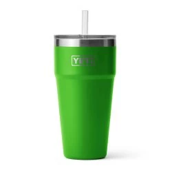 Yeti Coolers Yeti Rambler 26 Oz Stackable Cup With Straw Lid - Canopy Green