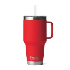 Yeti Coolers Yeti Rambler 35 Oz Travel Mug With Straw Lid - Rescue Red