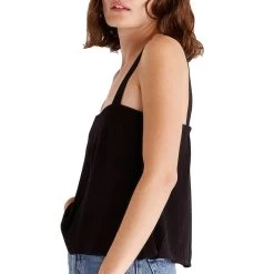 Women's Z Supply Aniston Top -Fashion Clothing Shop zsupply womens aniston top ZT221834 black side 82590.1642101349