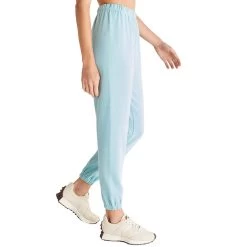 Women's Z Supply Classic Gym Jogger -Fashion Clothing Shop zsupply womens classic gym jogger ZP213287 ash aqua sky side 18913.1642098231
